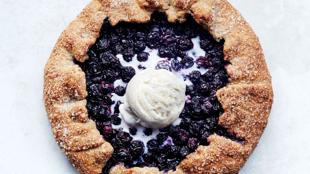 Blueberry-Pecan Galette